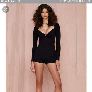 Nasty Gal Bustier romper